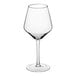 An Acopa Silhouette clear wine glass.