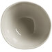 An American Metalcraft Crave white melamine bowl with a small white rim.