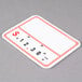 Red Checkered Write-On Deli Tag Wheel - 25/Pack Main Thumbnail 2