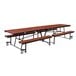 National Public Seating MTFB10-PBTMPC 10 Foot Mobile Cafeteria Table with Particleboard Core Main Thumbnail 1