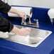 Cambro KSC402186 Navy Blue CamKiosk Portable Self-Contained Hand Sink Cart - 110V Main Thumbnail 19