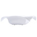A white GET Geneva melamine bowl with curved edges.