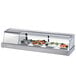 Turbo Air SAK-50L-N 50" Stainless Steel Curved Glass Refrigerated Sushi Case - Left Side Compressor Main Thumbnail 1