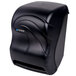 San Jamar T1390TBK Tear-N-Dry Black Hands-Free Paper Roll Towel Dispenser Main Thumbnail 4