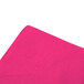 Hoffmaster 180532 Raspberry Pink 15" x 17" 2-Ply Paper Dinner Napkin   - 125/Pack Main Thumbnail 4