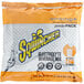 A white and orange Sqwincher electrolyte beverage mix package.
