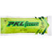 A green and white package of PKL Freeze Dill Pickle Electrolyte Freezer Pops.