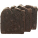 Individually wrapped slices of Sweet Sam's double chocolate pound cake.