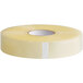 A roll of Lavex clear packaging tape with a hole in it on a white background.