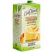 A carton of DaVinci Gourmet Extreme Peach Real Fruit Smoothie Mix with a yellow label.