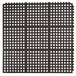 Cactus Mat 2523-C VIP Prima 3' x 3' Black Connectable Anti-Fatigue Floor Mat - 1/2" Thick Main Thumbnail 2