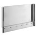 A silver rectangular Narvon front panel with four hooks.