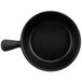 A black cheforward melamine bowl with a handle.