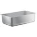 A silver rectangular Vigor aluminum steam table spillage pan.