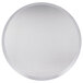 An American Metalcraft heavy weight aluminum cutter pizza pan with a white surface.