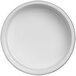 An American Metalcraft Unity white melamine bowl with a rim.