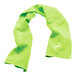 An Ergodyne Hi-Vis Lime green cooling towel.