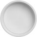 An American Metalcraft white melamine bowl with a rim.
