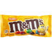 A package of M&M's Peanut Milk Chocolate candies.