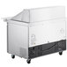 Avantco SS-PT-48M-C 48" 2 Door Mega Top Stainless Steel Refrigerated Sandwich Prep Table with 10 1/2" Cutting Board Main Thumbnail 4