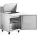 Avantco SS-PT-27M-C 27" 1 Door Mega Top Stainless Steel Refrigerated Sandwich Prep Table with 10 1/2" Cutting Board Main Thumbnail 5