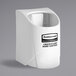Rubbermaid CrackleClean 2158425 7.1 oz. White Sanitizer Dispenser Main Thumbnail 2