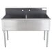 Advance Tabco 4-42-48 Two Compartment Stainless Steel Commercial Sink - 48" Main Thumbnail 1