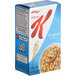 A blue and white Kellogg's Special K cereal box.