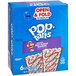 A blue box of Pop-Tarts Frosted Hot Fudge Sundae Toaster Pastries with 2 open packages inside.