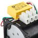 A Carnival King motor for HDRG Series hot dog equipment with black and yellow wires and a yellow connector.