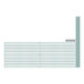 Regency NSF green wire shelving with 4 shelves in a white grid.