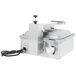 The Vollrath Panini Sandwich Grill with a handle and black accents.