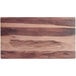 An Acopa walnut faux wood melamine rectangular serving board.