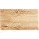 An Acopa light oak faux wood melamine serving board.