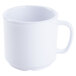 A white GET Diamond White plastic mug with a handle.
