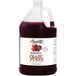 A white jug of Amoretti Wild Berry Craft Puree with a white label.