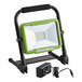 A PowerSmith weatherproof LED work light with a green and white light.