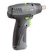 The green Genesis 8V lithium-ion cordless screwdriver with bits and charger.