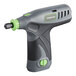A black and green cordless rotary tool with a green handle.