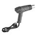 A black and grey Genesis heat gun with a cord.
