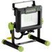 A PowerSmith work light with a green and black design.