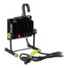 A black and green PowerSmith LED work light with a power cord.