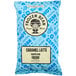 A blue bag of The Frozen Bean Caramel Latte Blended Ice Coffee Mix with white text.