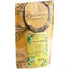 A brown bag of Davidson's Organic Pumpkin Spice Loose Leaf Tea with a yellow label.