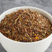 A bowl of Davidson's Organic Slim Herbal Loose Leaf Tea.