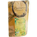 A brown bag of Davidson's Organic Raspberry Essence Loose Leaf Tea with a label.