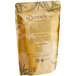 A brown Davidson's Organic Sencha Tea bag with leaves and text.