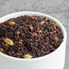 A bowl of Davidson's Organic Classic Chai loose leaf tea with spices.
