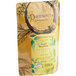 A brown bag of Davidson's Organic Singell Darjeeling Loose Leaf Tea with a green and yellow label.
