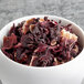 A bowl of Davidson's Organic Hibiscus Flowers.